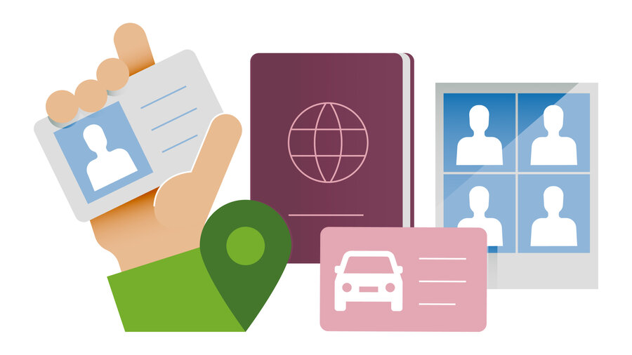 Illustratie: Paspoort, ID-kaart en rijbewijs